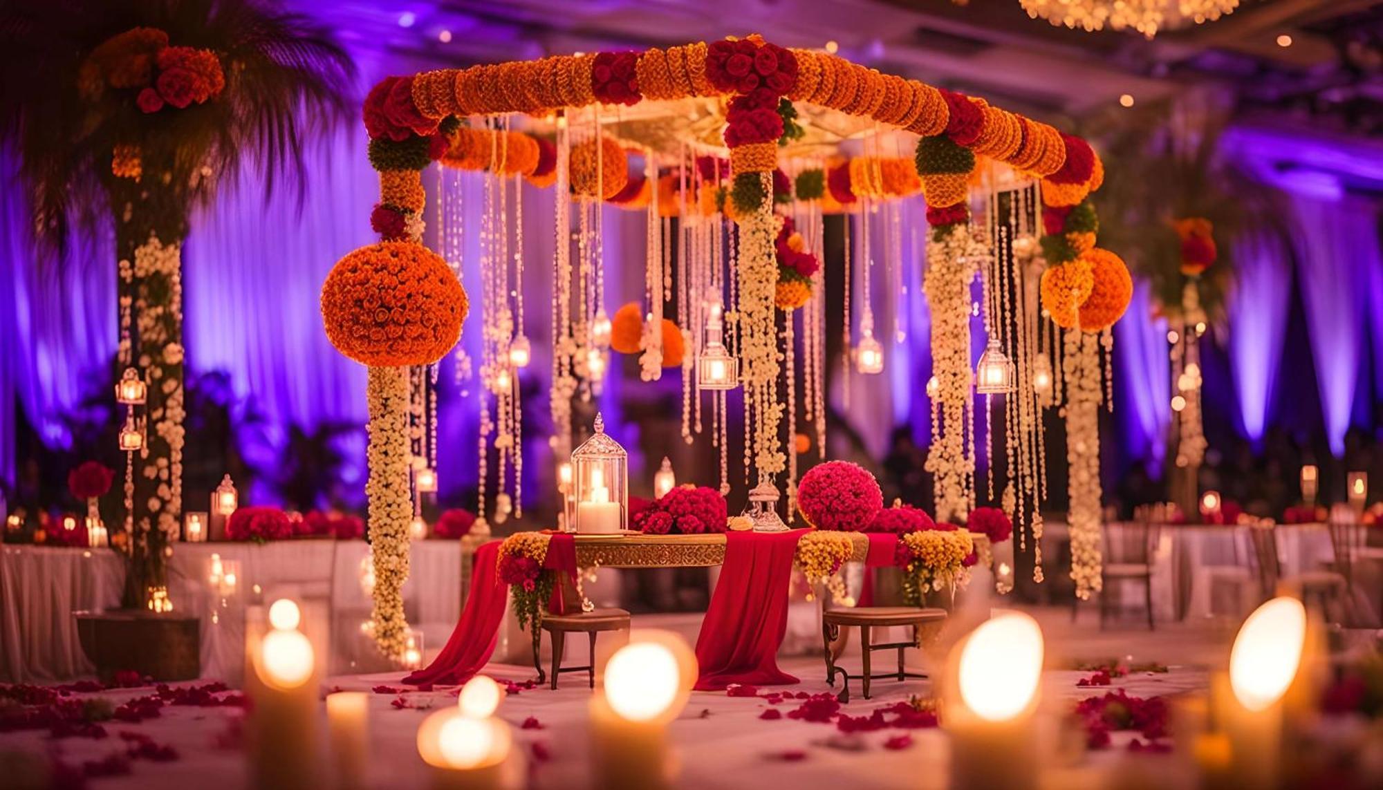 Radisson Blu Hotel Amritsar Esterno foto A mandap decorated with flowers